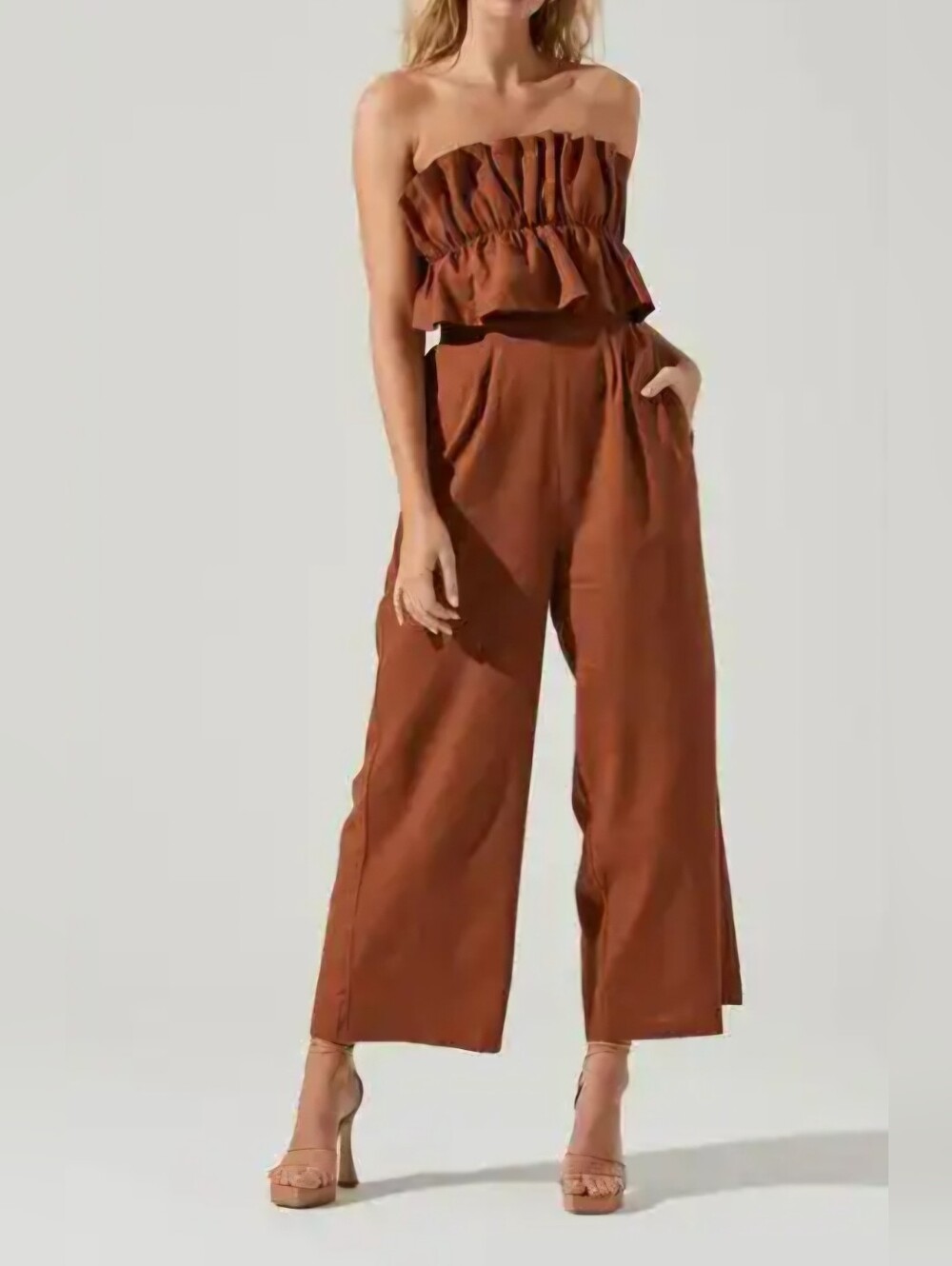 #103084 🛑S,M,L Tube Top Jumpsuit - Picture 6 of 6